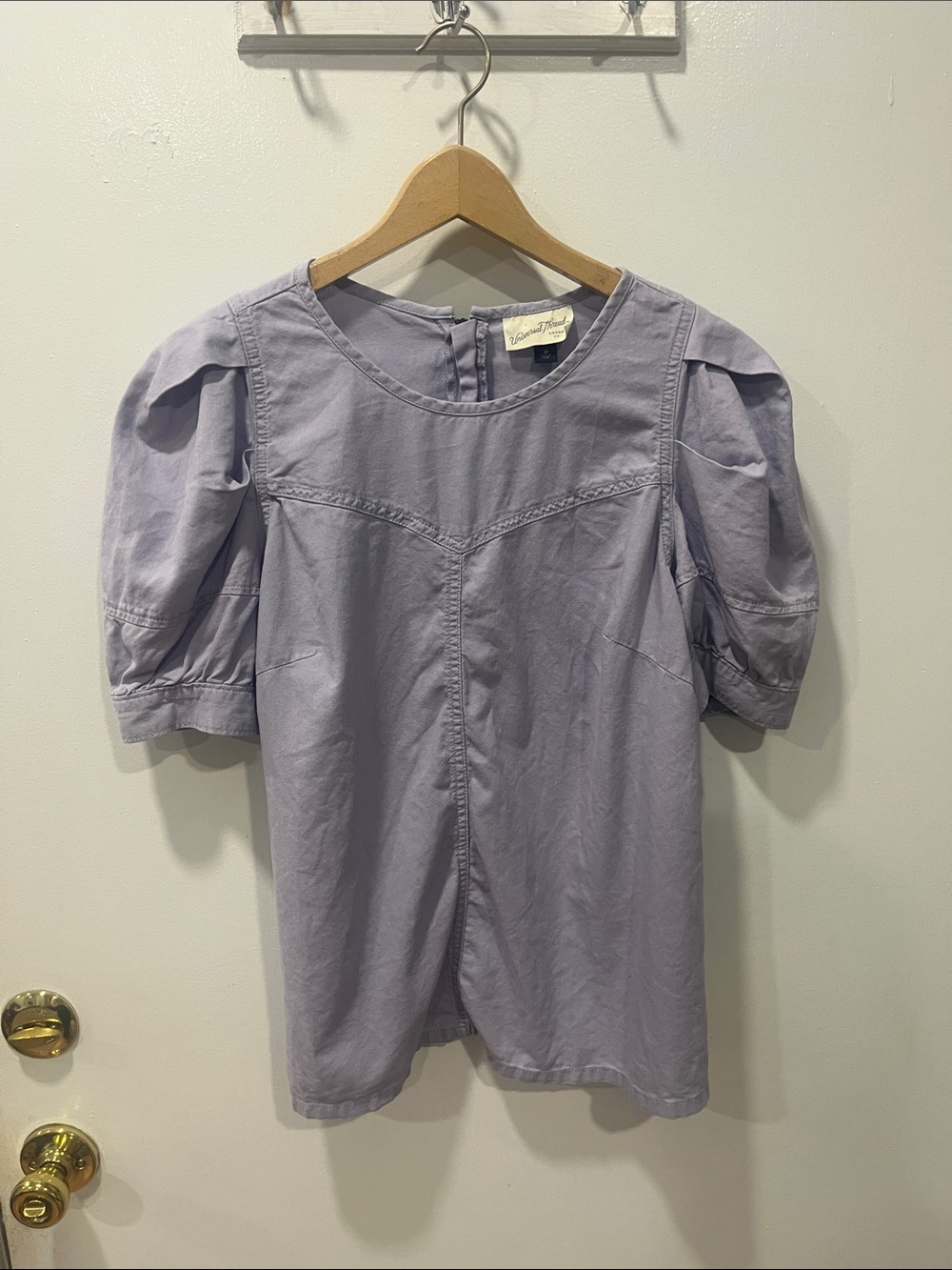 Universal Thread Lavender Puff Sleeve Blouse